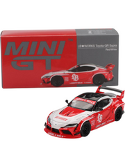 1/64 Mini GT LB Works Toyota GR Supra Red/White #1103