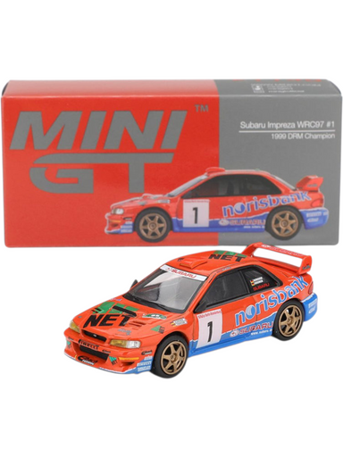 1/64 Mini GT Subaru Impreza WRC97 #1drm Champion # 1140