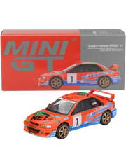 1/64 Mini GT Subaru Impreza WRC97 #1drm Champion # 1140
