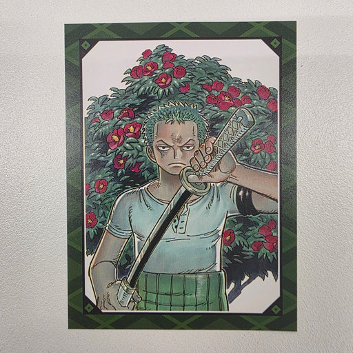 Japanese One Piece Novel Roronoa Zoro Jump J Books Shueisha with Promo Card (MP)