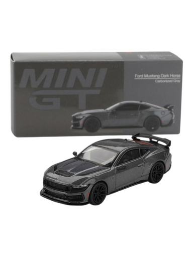 1/64 Mini GT Ford Mustang Dark Horse Gray #957