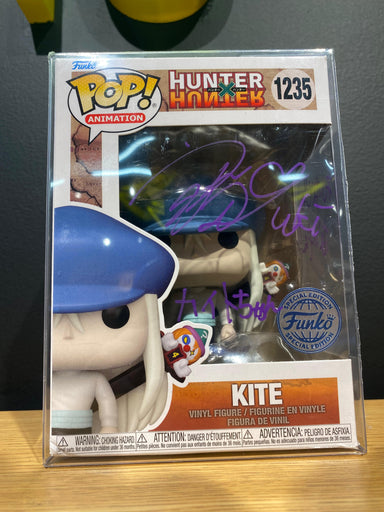 *Signed with COA: Funko POP! Hunter X Hunter Kite with Gun Special Edition signed by Uki Satake with COA (MP)