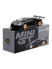 1/64 Mini GT Lamborghini Aventador LB Works Matte Black # 1087