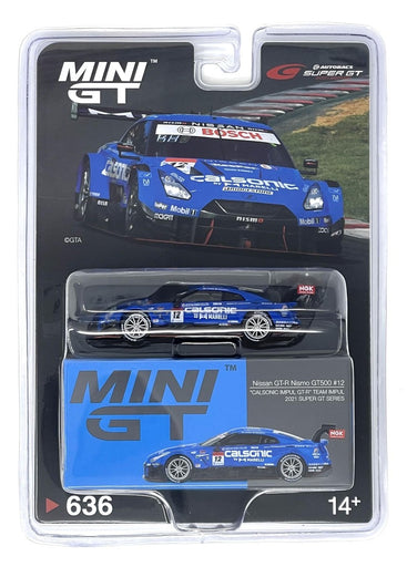 1/64 Mini GT Nissan Gt-R Nismo Gt500 Super Gt Series 2021 #1 #1124 BLISTER