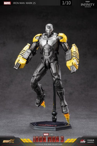 1/10 Scale ZD Toys Marvel Studios Iron Man Mark 25 Striker Action Figure