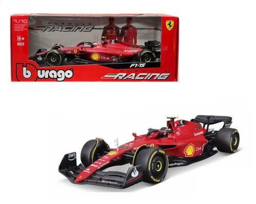 Bburago 1/18 Ferrari F1-75 2022 #55 Carlos Sainz