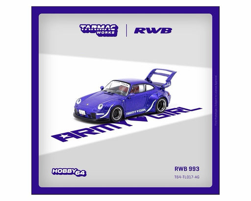 1/64 Tarmac Works RWB 993 Army Girl Purple Metallic Hobby64