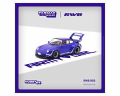 1/64 Tarmac Works RWB 993 Army Girl Purple Metallic Hobby64