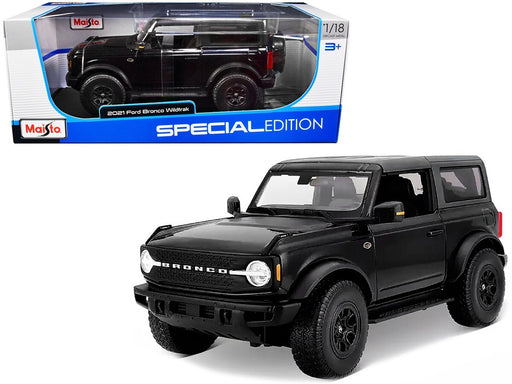 1/18 Maisto Ford Bronco Wildtrak 2021 (2 Doors) Black