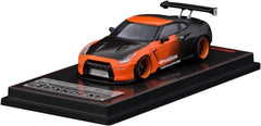 1/64 Ignition Model PANDEM Nissan R35 GT-R Orange/Black
