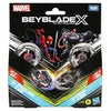 Takara Tomy Beyblade X Spider Man 3-60F and Venom 3-80N Set (MP)