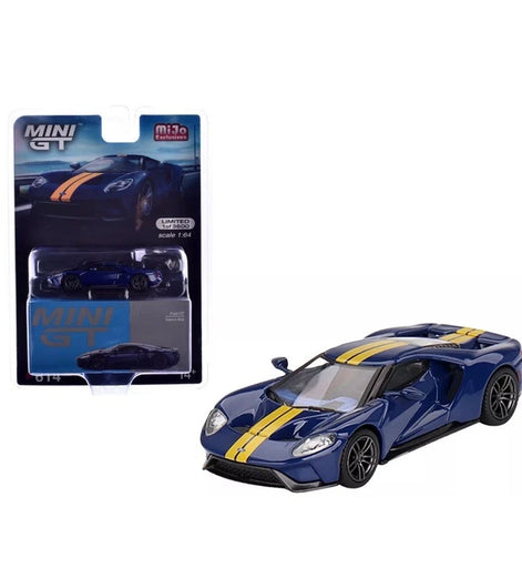 1/64 Mini GT Mijo Exclusive Ford GT Sunoco Blue (MP)