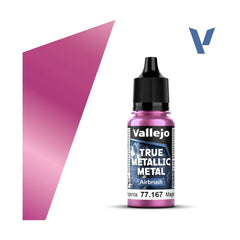 VALLEJO 77.167 TRUE METALLIC METAL AIRBRUSH CRIMSON MAGENTA 18ml