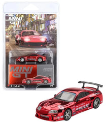 1/64 Mini GT Toyota Supra A80 Top Secret GT-300 Red Chrome #1132 BLISTER