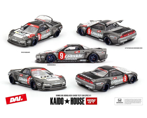 1/64 Kaido House by Mini GT Honda NSX Kaido Test Car Spec V1 China Edition KHMG190-CH