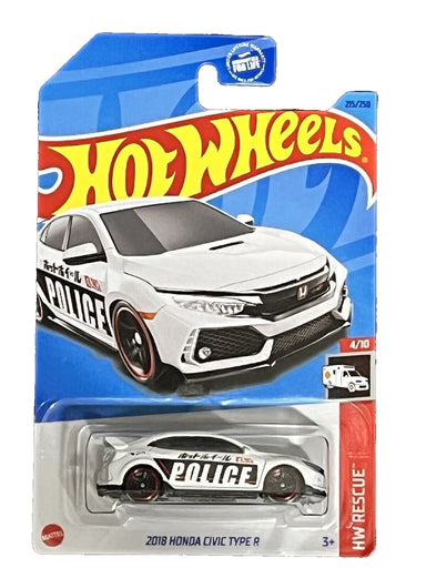 1/64 HOT WHEELS 2018 Honda Civic TYPE R (MP)