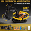 1/20 Yi Gong Toys RC Excavator Engineering Vehicles Series with 2.4 GHz Controller 11 Channel Control (MP)