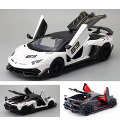 1/24 MSZ Lamborghini SVJ White/Black Assorted Color (Try Me Function)