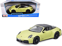 1/18 Maisto Porsche 911 Targa 4 GTS (992.2) Yellow