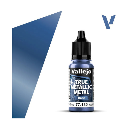 VALLEJO 77.130 TRUE METALLIC METAL BASE ULTRAMARINE BLUE 18ml