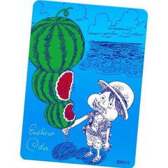 Shueisha Official Natsucomi 2026 ONE PIECE Watermelon Luffy Limited Promo Card with the author’s printed signature (MP)