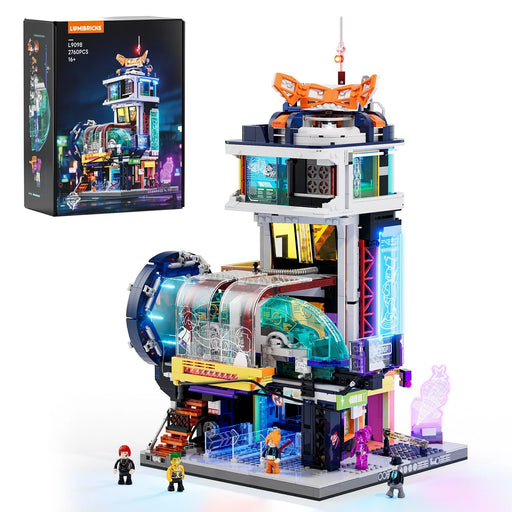 Lumibricks L9098 Floating Train Station Set
