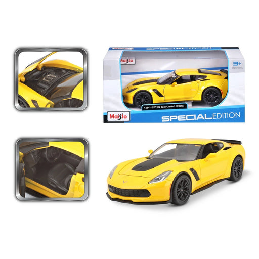 1/24 Maisto Chevrolet Corvette Stingray 2015 Yellow