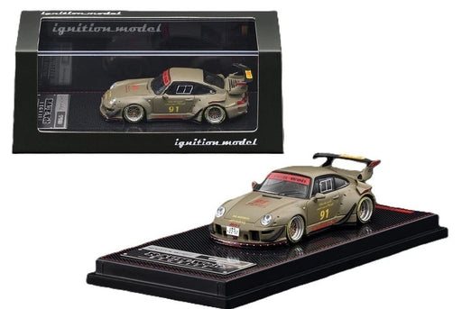 1/64 Ignition Model RWB 993 Porsche Matte Green #3873