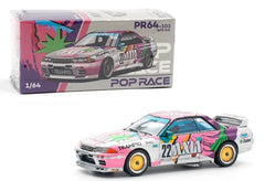 1/64 PopRace PR64-103 Nissan GTR R32 Tramio Axia #22 (MP)