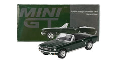 1/64 Mini GT Ford Mustang Convertible Green #1166