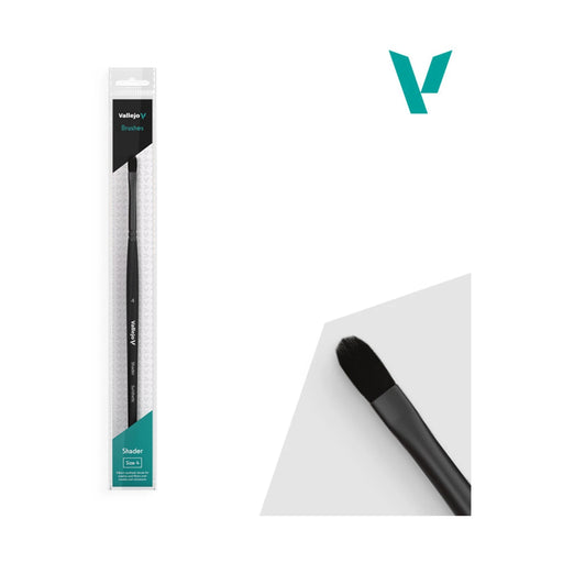 VALLEJO B06004 Filbert Shader Flat Synthetic Brush No. 4