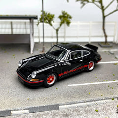 1/64 Mini GT Porsche 911 Carrera RS 2.7 Black with Red Livery LHD Blister (MP)