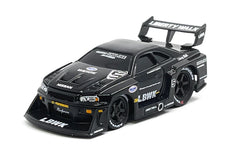 1/64 Maisto Muscle Machines Nissan Skyline GT-R R34 Liberty Walk Black (MP)