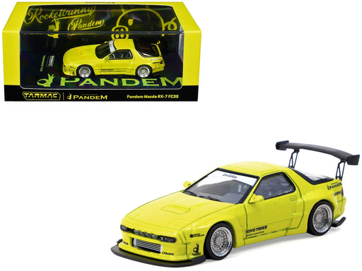1/64 Tarmac Works Pandem Mazda RX-7 FC3S Yellow ROAD64