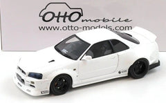 1/18 OttoMobile Nissan Skyline GTR 34 KRC Body kit OT1135 White