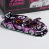 1/64 PopRace PR64-0570 Hong Kong Toycar Salon 2026 Exclusive LB Super Silhouette Mazda RX7 FD3S Purple Chrome Limited to 2500 (MP)
