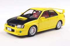 1/18 Solido Subaru Impreza WRX STI Year 2003 Yellow/Black