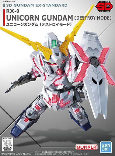 SD EX Standard #05 Unicorn Gundam Destroy Mode