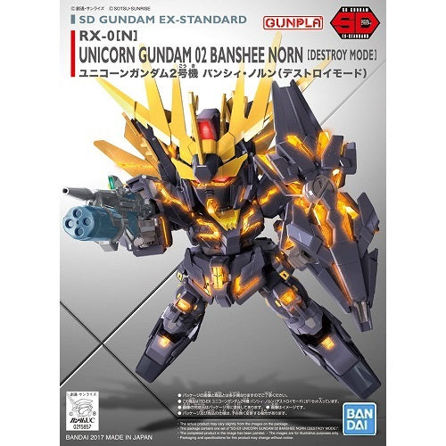 SD EX Standard #15 Unicorn Gundam 02 Banshee Norn Destroy Mode