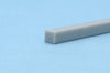 4.0 x 4.0mm Plastic Square Bar Gray (4.0 x 4.0 x 250mm long) (4 pieces)