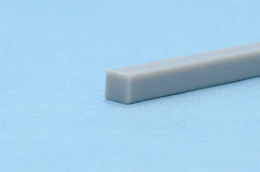 4.0 x 4.0mm Plastic Square Bar Gray (4.0 x 4.0 x 250mm long) (4 pieces)