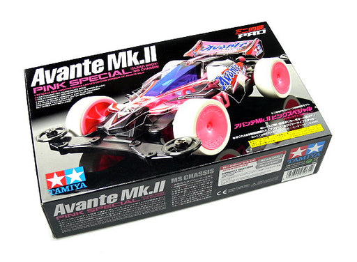 1/32 Mini 4WD PRO Avante Mk.II Pink Clear Special (Polycarbonate Body) (MS Chassis) (MP)