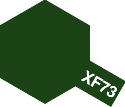 Tamiya Acrylic (10ml) Flat XF-73 Deep Green (JGSDF)