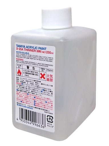 Tamiya Acrylic X-20A Thinner (250ml)