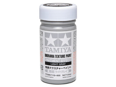 Tamiya Diorama Texture Paint Pavement Effect Light Gray (100ml)