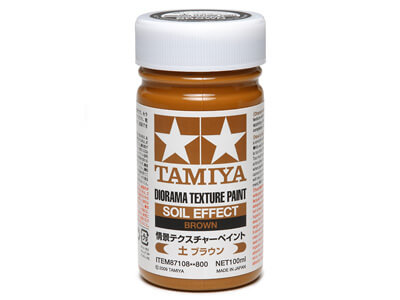 Tamiya Diorama Texture Paint Soil Effect Brown (100ml)
