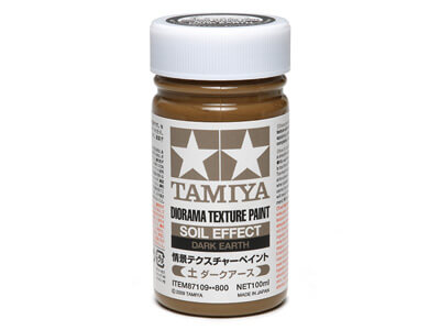 Tamiya Diorama Texture Paint Soil Effect Dark Earth (100ml)