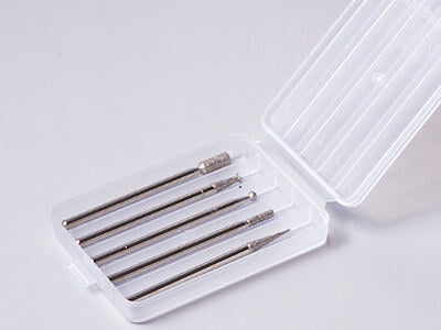 Tamiya Electric Router Bit Set (2.4mm shank diameter) (5 different bits 1 each)