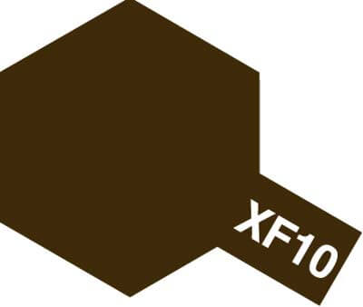 Tamiya Enamel (10ml) Flat XF-10 Flat Brown