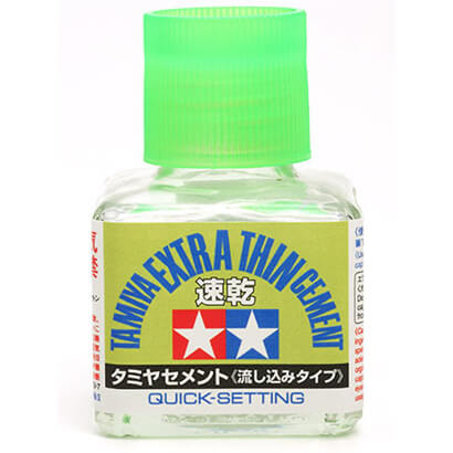 Tamiya Extra Thin Cement Quick Setting (40ml) - Otaku Middle East Toys